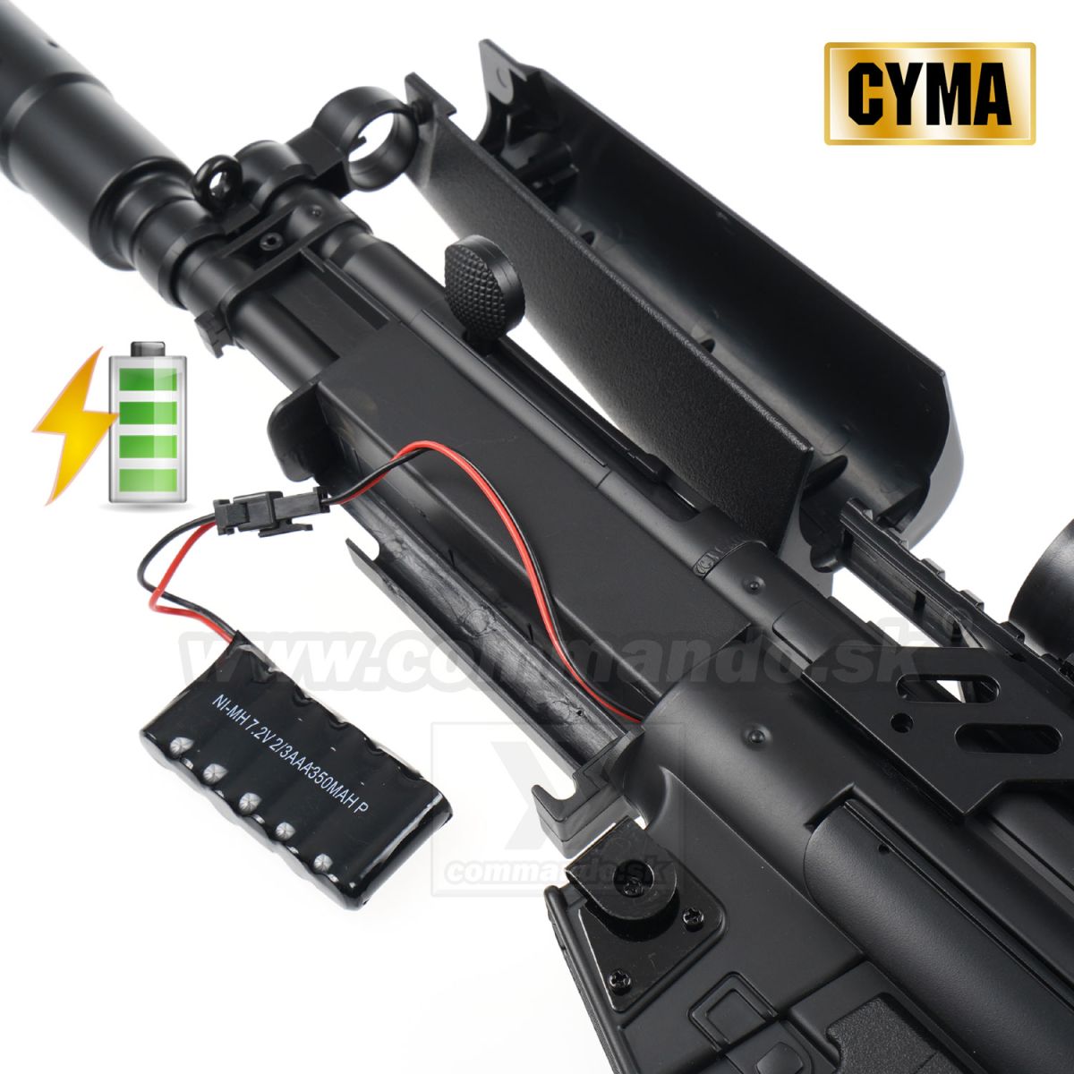 Airsoft Rifle CYMA CM023 MP5 AEG 6mm Commando.sk