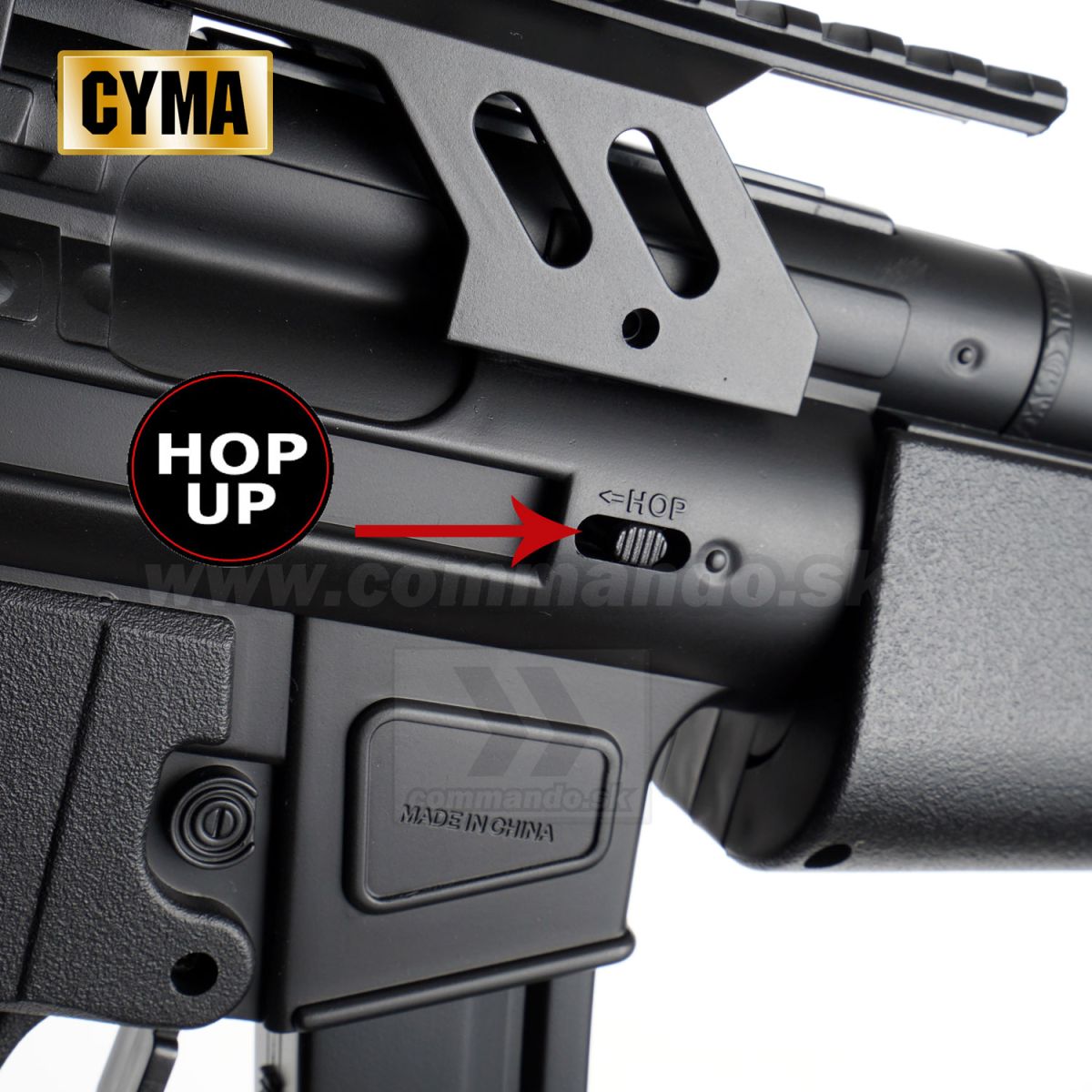 Airsoft Rifle CYMA CM023 MP5 AEG 6mm Commando.sk