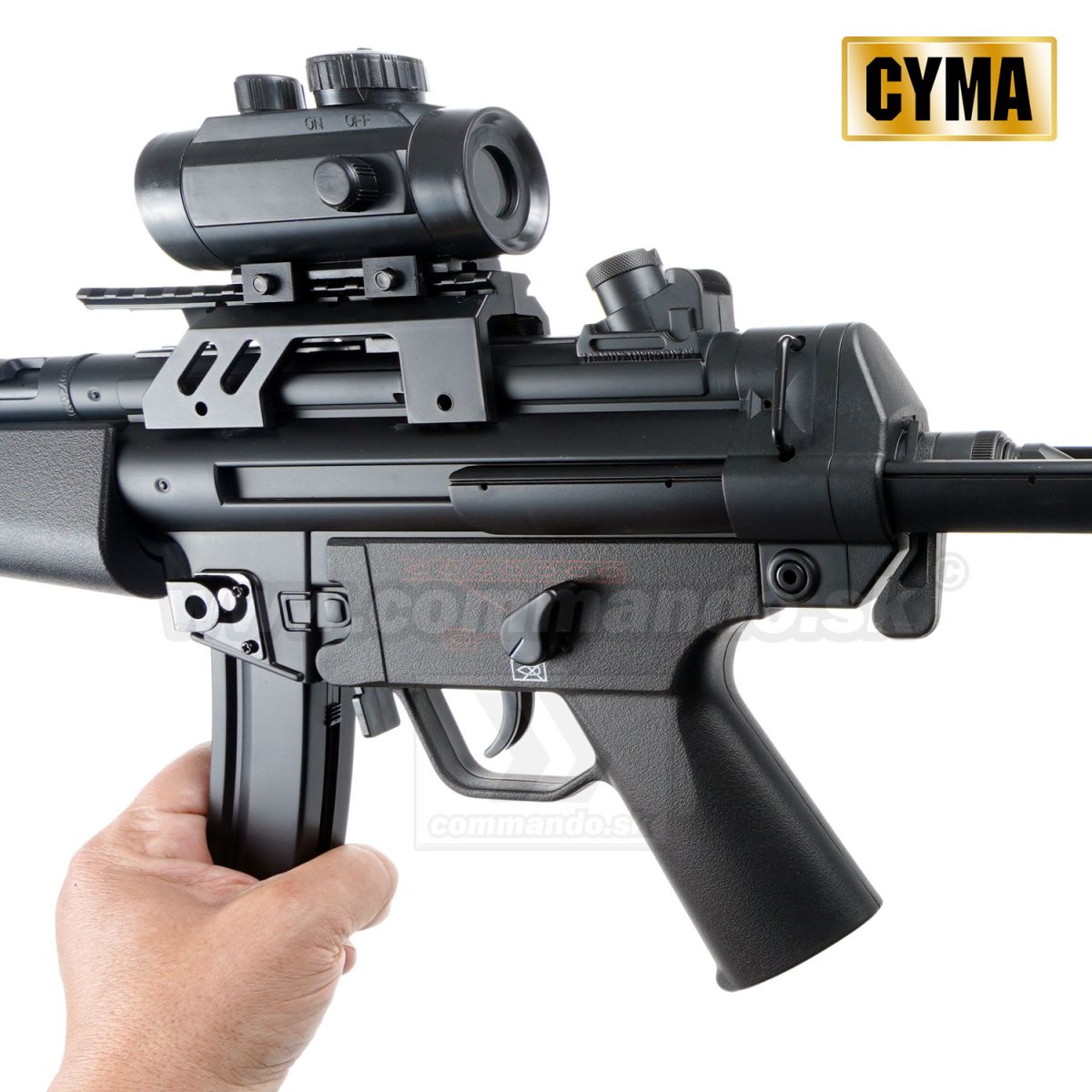 Airsoft Rifle CYMA CM023 MP5 AEG 6mm Commando.sk