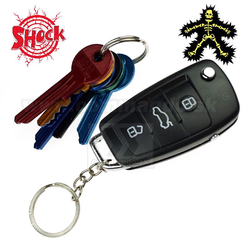 Kľúčenka Shock Car Key s červeným laserom Commando.sk