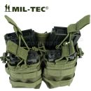 Púzdro Sumka Open Pouch MOLLE na 4 zásobníky M4/M16 Olive Miltec