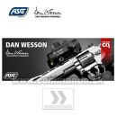 Airgun Revolver Dan Wesson 6" Silver GNB CO2 4,5mm