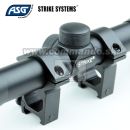 Puškohľad Strike Systems 4x32 Scope + Mount Rings 21/22mm