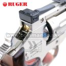 Airsoftová pištoľ Revolver RUGER Super Hawk 8" Nickel CO2 6mm, airsoft pistol