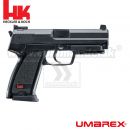 Airsoftová pištoľ H&K USP AEG, čierna