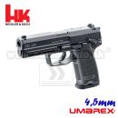 Obrázok 1. Pištoľ vzduchovka H&K USP CO2 BlowBack, airgun pistol