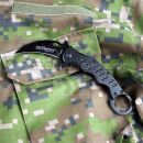 Karambit Fox Black FA30 zatvárací nôž s clipom