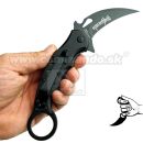 Karambit Fox Black FA30 zatvárací nôž s clipom