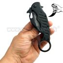 Karambit Fox Black FA30 zatvárací nôž s clipom