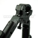 Universal Retractable Barrel Bipod Full Metal Taktická dvojnožka S60