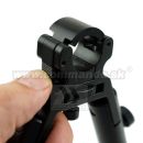 Universal Retractable Barrel Bipod Full Metal Taktická dvojnožka S60