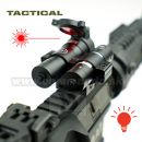 Tactical Laser Red + Svietidlo s červeným filtrom 21mm