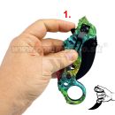 Karambit Chameleon zatvárací nôž s clipom