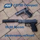 Airsoft Pistol DL60 MARK 23 Socom ASG 6mm