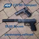 Airsoft Pistol DL60 MARK 23 Socom ASG 6mm