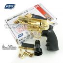 Airgun Revolver Dan Wesson 2,5" Gold GNB CO2 4,5mm
