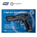 Airsoft Pistol CZ SP-01 Shadow Spring ASG HopUp 6mm