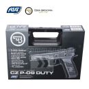 Airsoft Pistol CZ P-09 DUTY 6mm GBB Black + FDE s kufríkom