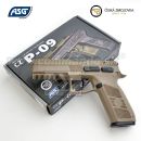 Airsoft Pistol CZ P-09 DUTY FDE Gas GBB 6mm