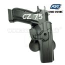 ASG Strike Systems CZ SP-01 Shadow aj CZ 75 Padlo Pravá strana puzdro Holster