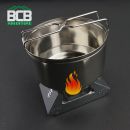 Kempingový varič BUSHCRAFT COOKER s kresadlom a palivom BCB CN339