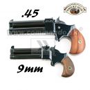 Perkusná pištoľ Derringer .45 3,5" Black Chrome Gun
