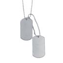 Dog Tag ID 2x známka + retiazka