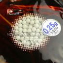 Rockets Profesional 0,25g 1000ks BB guličky White 6mm