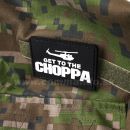 Get to The CHOPPA Black - 3D nášivka PVC