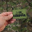 Get to The CHOPPA Green - 3D nášivka PVC
