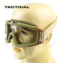 Taktické okuliare Combat X Tan Glasses Clear číre