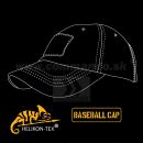 Helikon Tex Baseball Cap Black šiltovka čiapka čierna