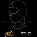 Helikon Tex Balaclava Black Kukla jednootvorová čierna