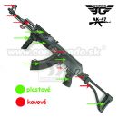 Airsoft JG AK-47 JG0515MG Tacical Folding Stock AEG 6mm