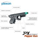 Expanzná peprová zbraň JPX JET Protector Laser Pepper Gun Piexon