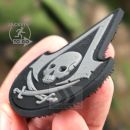 Assasin Skull - blackops 3D nášivka PVC