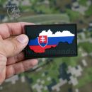 Slovensko SLOVAKIA - Flag Original 3D nášivka PVC