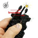 Obrázok 5. Albainox Survival Black Paracord náramok s kresadlom