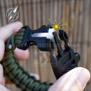Obrázok 3. Albainox Survival Green Paracord náramok s kresadlom