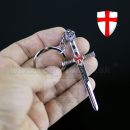 Kľúčenka Templársky meč kovová s krúžkom Sword Templar 09439