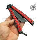 Martinez Albainox Motýlik Samurai Red Tanto zatvárací nôž 36248