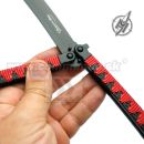 Martinez Albainox Motýlik Samurai Red Tanto zatvárací nôž 36248