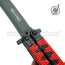 Martinez Albainox Motýlik Samurai Red Tanto zatvárací nôž 36248