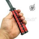 Martinez Albainox Motýlik Samurai Red Tanto zatvárací nôž 36248