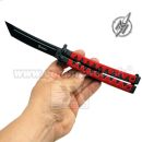 Martinez Albainox Motýlik Samurai Red Tanto zatvárací nôž 36248