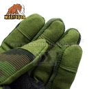 Mastodon Combat Ops Camo Taktické rukavice zelené