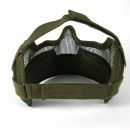 Maska Stalker V3 New Woodland kovová mriežka MAS-28-WDL