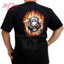 Tričko Skull Motorcycles Wings Rock Chang 4418 T-Shirt