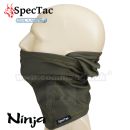 SpecTac Termoaktivna Kukla Ninja Green Silver Plus Balaclava