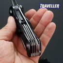 Traveler Multi náradie Pocket Black Multi Tool